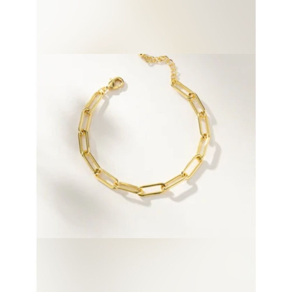 Paperclip Chain Bracelet N1058